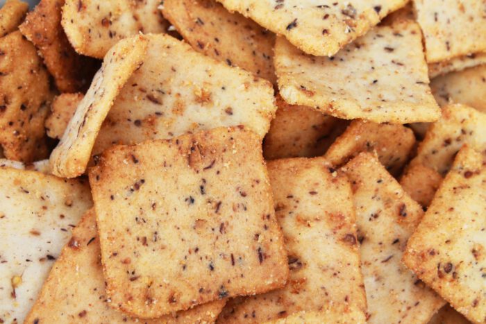 Mexican grilled rice chip